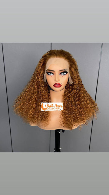 Italian Curly Wiig 13x4 300% density 100% Human Hair