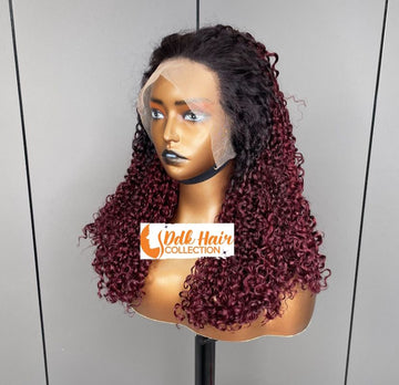Italian Curly Wiig 13x4 300% density 100% Human Hair