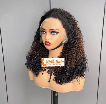 Italian Curly Wiig 13x4 300% density 100% Human Hair