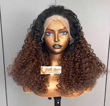 Italian Curly Wiig 13x4 300% density 100% Human Hair