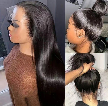 PERRUQUES LACE 360 droites 250% de densité 100% cheveux humains