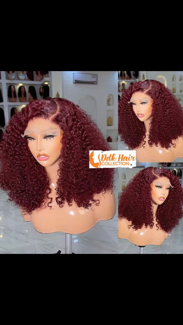 Peluca rizada italiana 5x6 300 % densidad 100 % cabello humano
