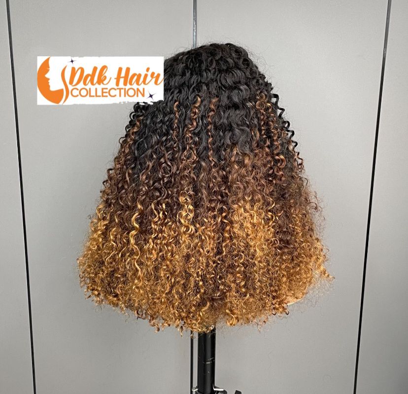 Italian Curly Wiig 13x4  300% density 100% Human Hair