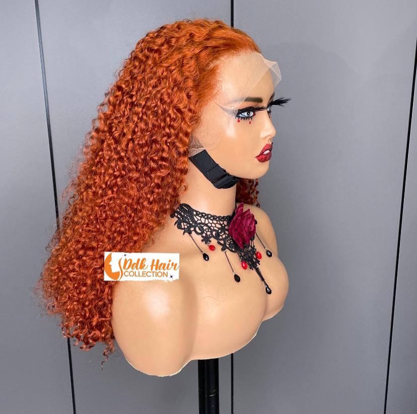 Italian Curly Wiig 13x4  300% density 100% Human Hair