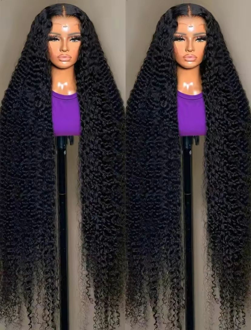 Deep Curly Wig 13x4 full frontal  250% density 100% Human Hair