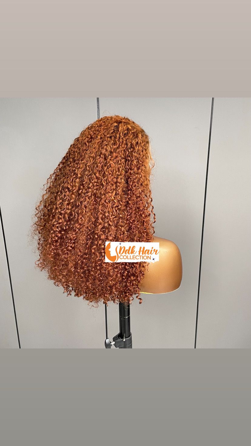 Italian Curly Wiig 13x4  300% density 100% Human Hair