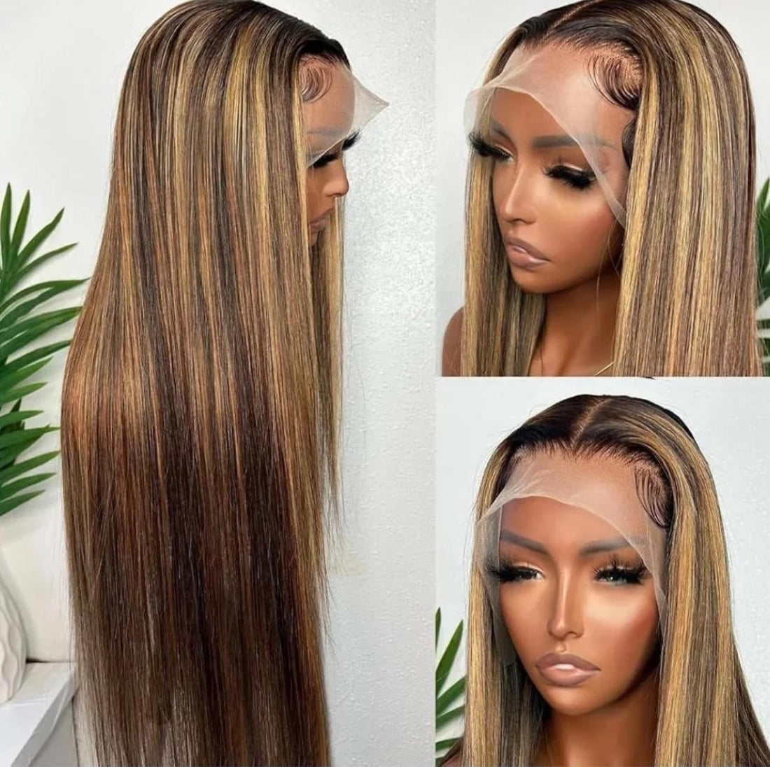 Straight Wig 13x4 full frontal  250% density 100% Human Hair